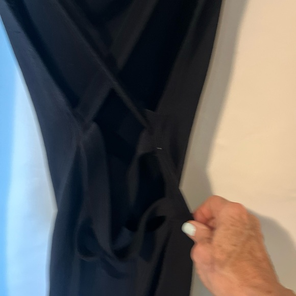 Robin Piccone Sexy Black Spandex Nylon Dress, Strappy Back  M - Picture 5 of 9